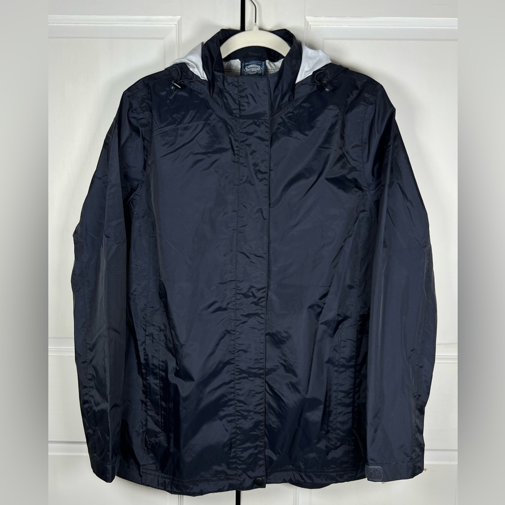 Cambridge Dry Goods Womens Hooded Rain Jacket Waterproof Outerwear Size M - Picture 2 of 9